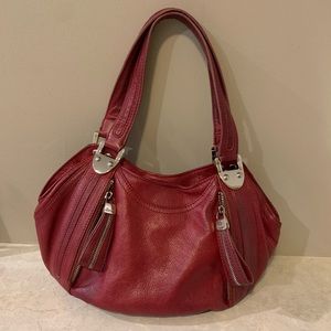 B. MAKOWSKY Red Hobo Bag